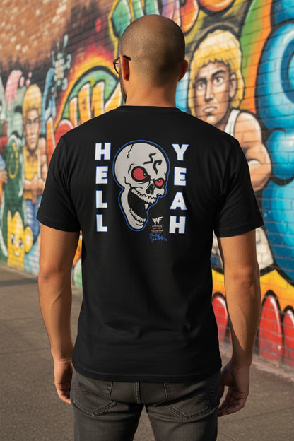 Stone Cold Steve Austin Hell Yeah Skull T-shirt