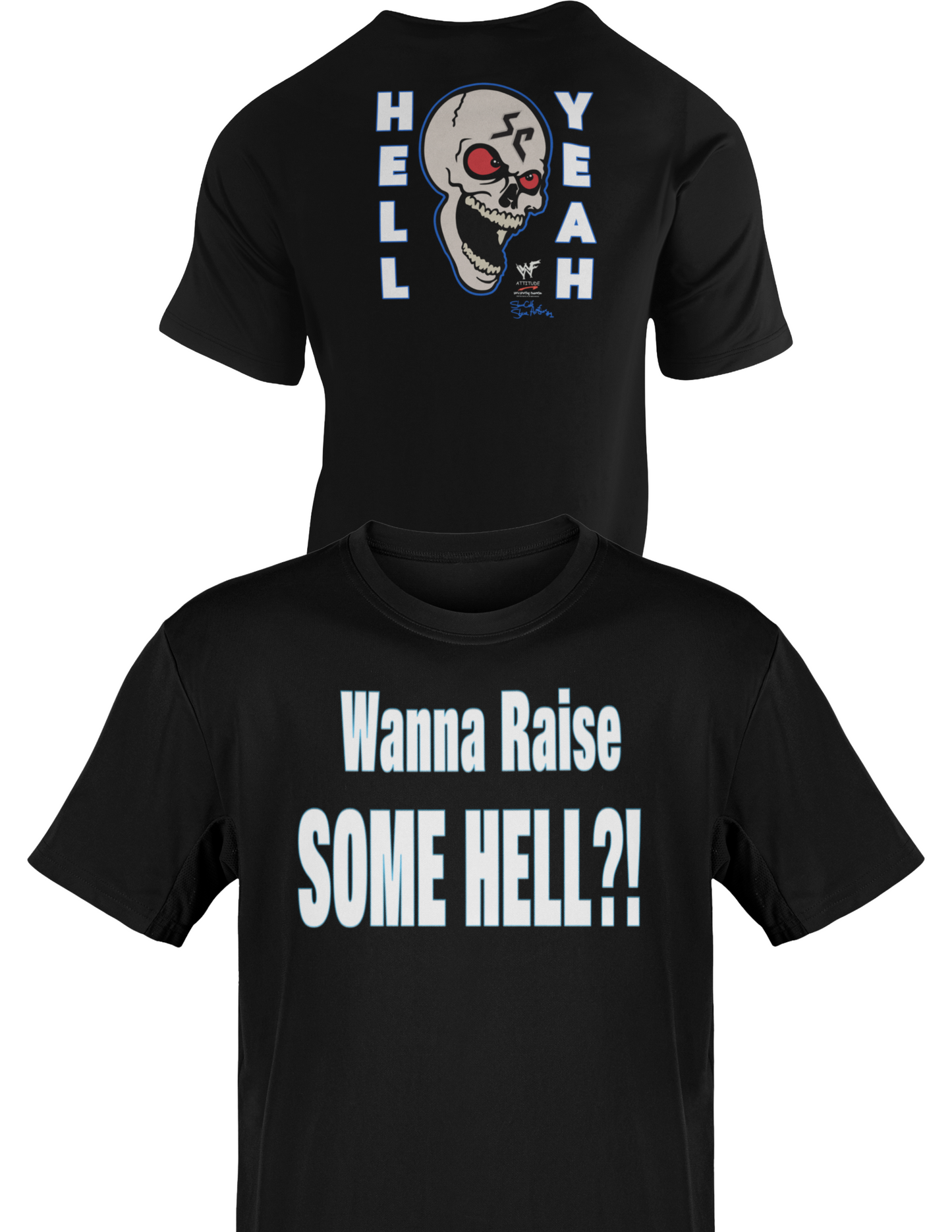 Stone Cold Steve Austin Hell Yeah Skull T-shirt