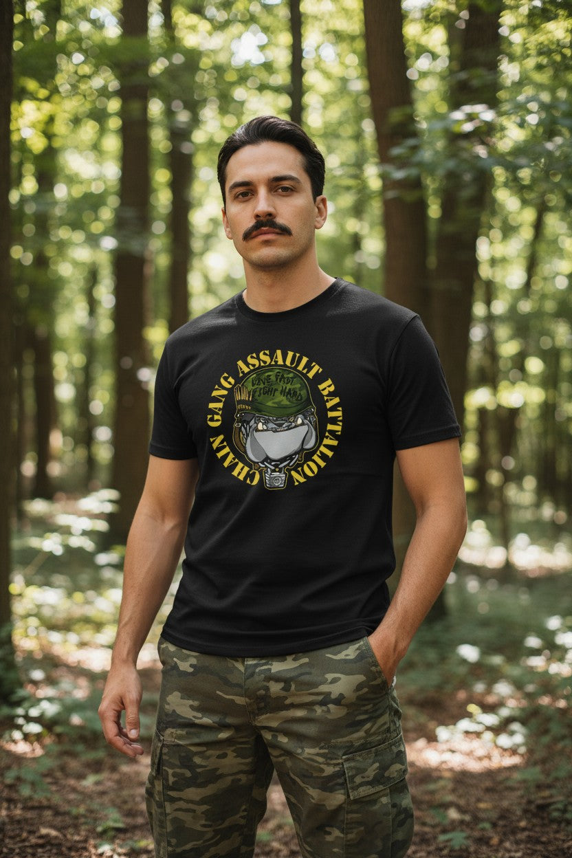 John Cena Regret Nothing Fear Less Chaingang Black T-shirt