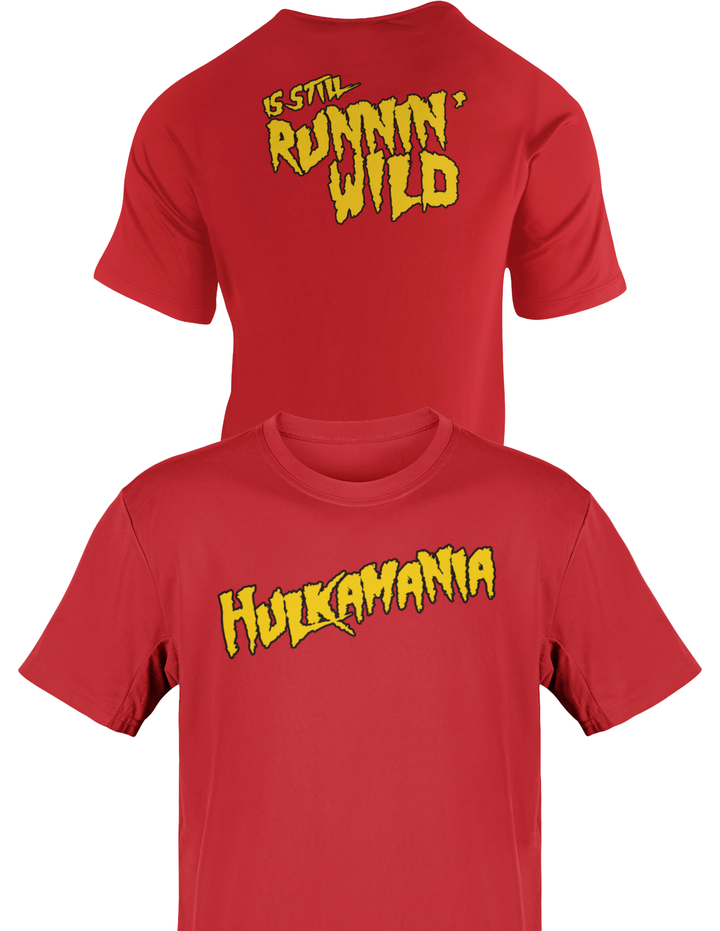 Hulkamania Still Runnin Wild Hulk Hogan Red T-shirt