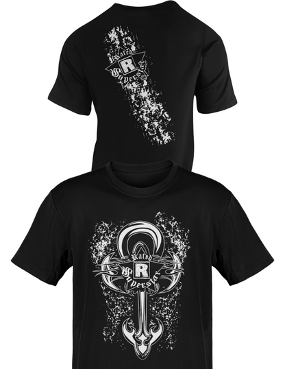 Edge Rated R Cross Logo Black T-shirt
