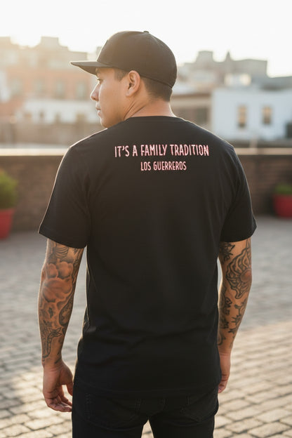 Eddie Guerrero Cheat 2 Win Family Tradition Black T-shirt
