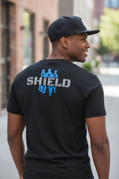The Shield Hounds of Justice Mens Black T-shirt