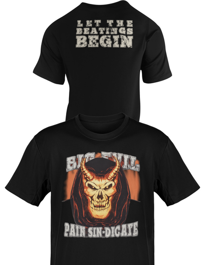 Undertaker Big Evil Pain Sindicate Let Beatings Begin T-shirt