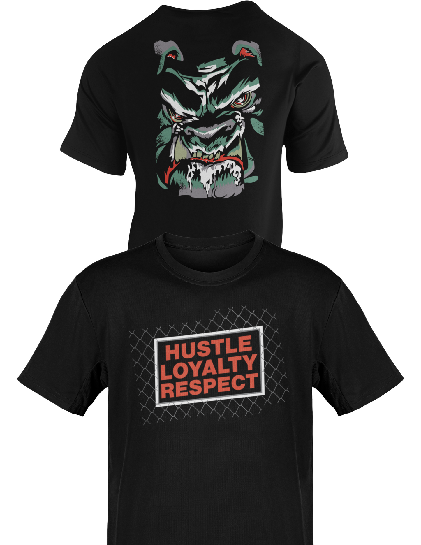 John Cena Big Dog Hustle Loyalty Respect Mens Black T-shirt