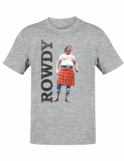 Rowdy Roddy Piper Legends Collection Mens Gray T-shirt