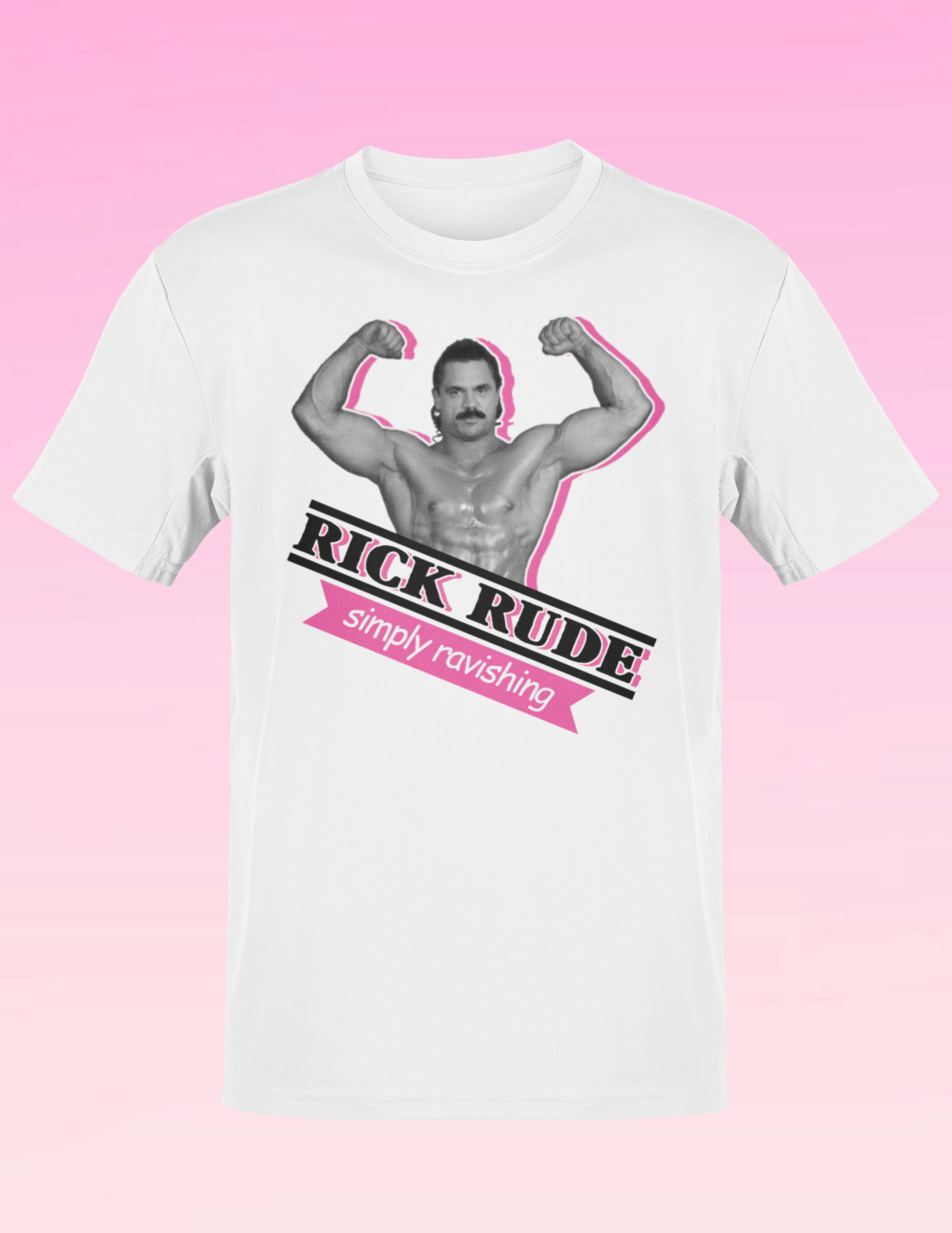 Simply Ravishing Rick Rude White T-shirt