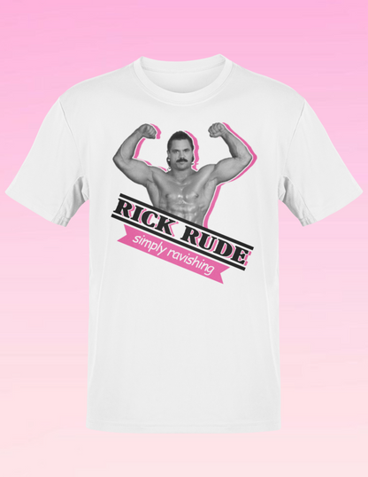 Simply Ravishing Rick Rude White T-shirt