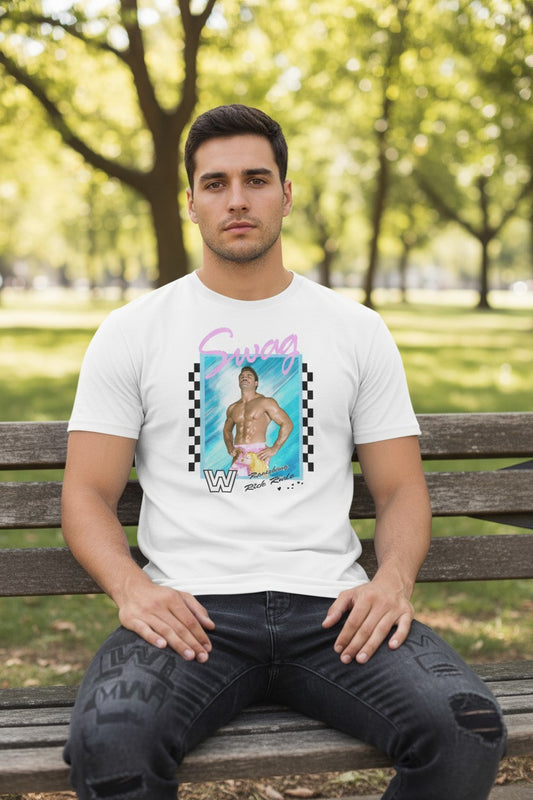 Ravishing Rick Rude Swag Mens White T-shirt