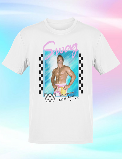 Ravishing Rick Rude Swag Mens White T-shirt