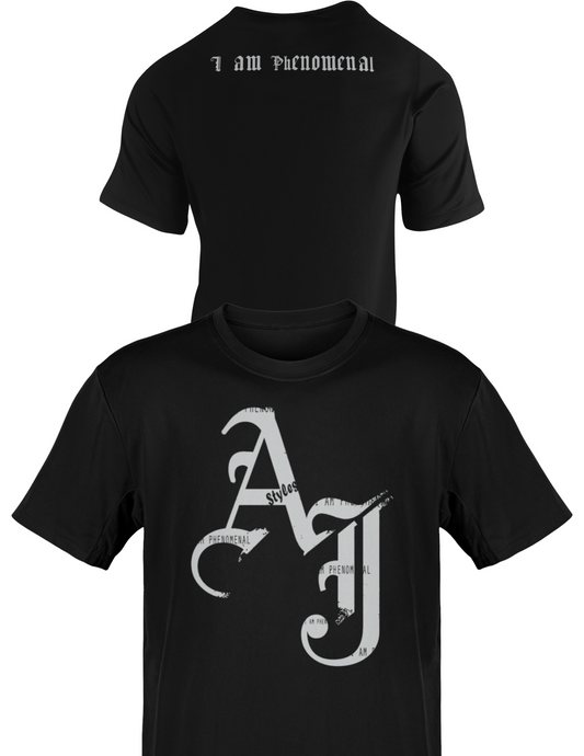 AJ Styles I Am Phenomenal Mens Black T-shirt
