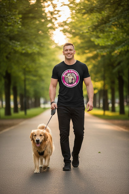 John Cena Rise Above Cancer Mens Black T-shirt