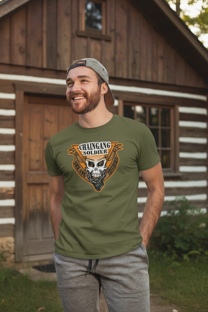 John Cena Chaingang Soldier Mens Olive Green T-shirt