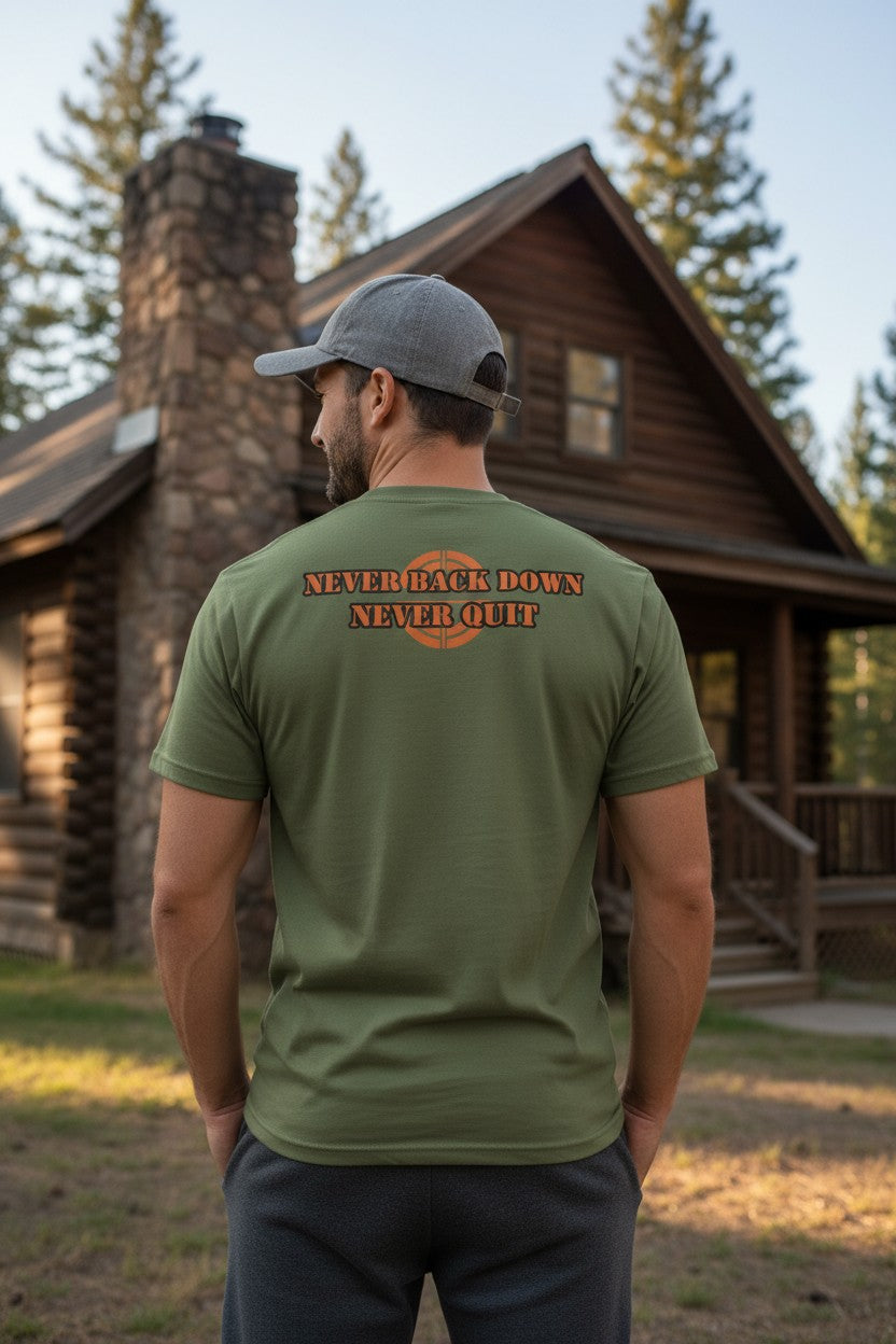 John Cena Chaingang Soldier Mens Olive Green T-shirt