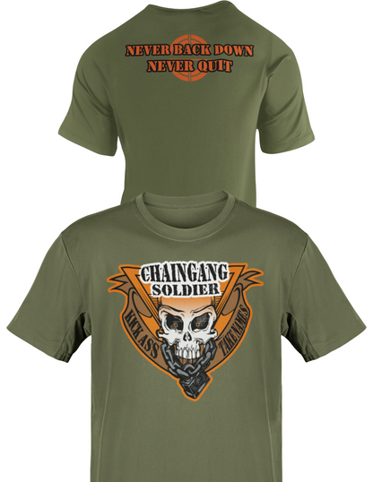 John Cena Chaingang Soldier Mens Olive Green T-shirt