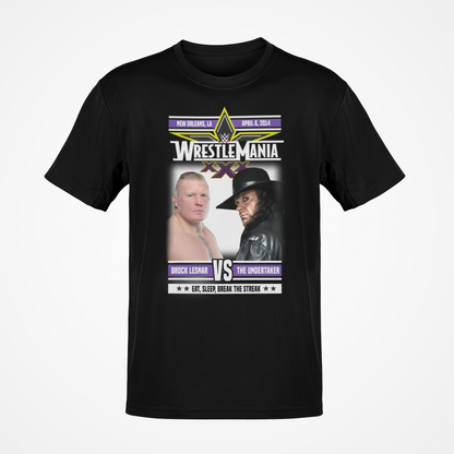 WrestleMania 30 XXX Brock Lesnar vs Undertaker Match Mens T-shirt