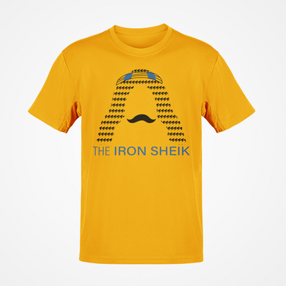 The Iron Sheik Mens Yellow Legends T-shirt