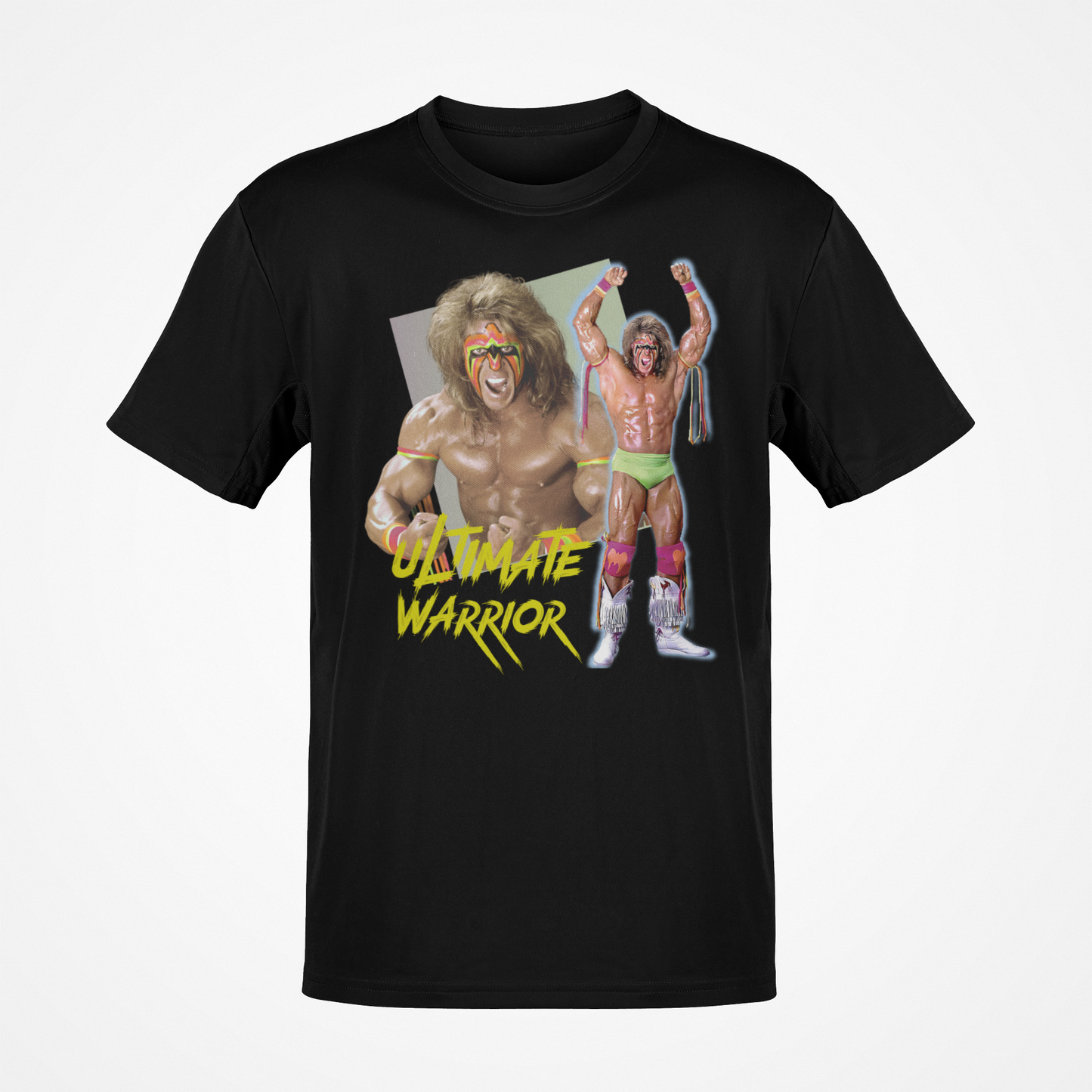 Ultimate Warrior Victory Pose WWE Mens T-shirt