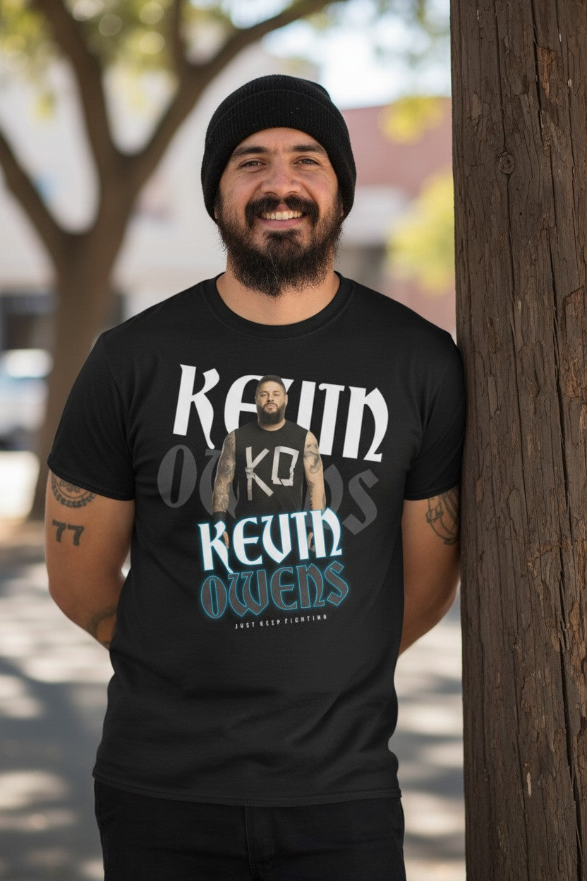 Kevin Owens Pose Black T-shirt