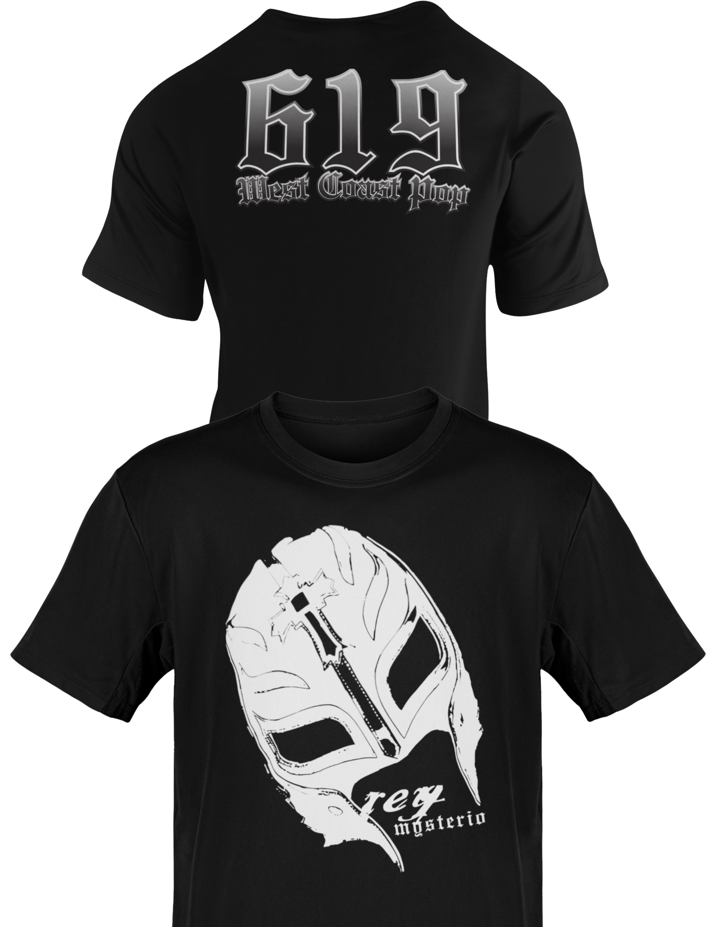 Rey Mysterio White Mask 619 Wrestling T-shirt