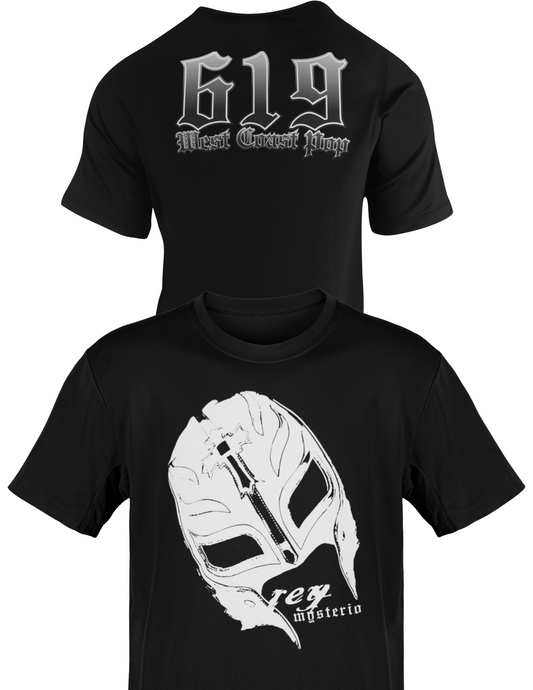 Rey Mysterio White Mask 619 Wrestling T-shirt