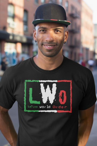 LWO Latino World Order Mens Black T-shirt
