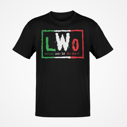 LWO Latino World Order Mens Black T-shirt