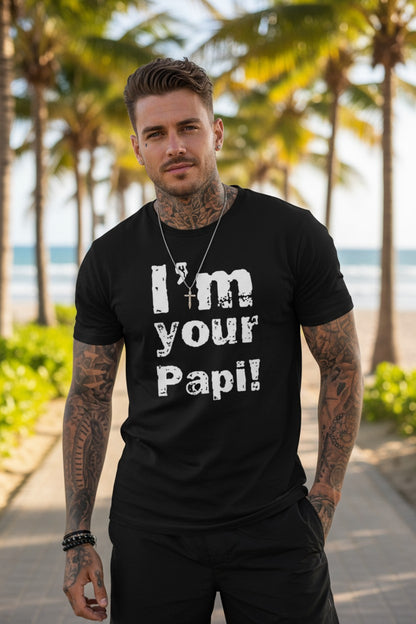 Eddie Guerrero I'm Your Papi Latino Heat Mens Black T-shirt