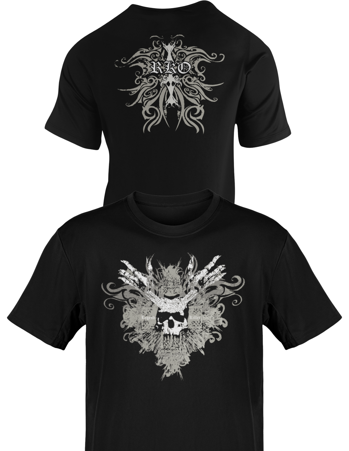 Randy Orton RKO White Skull Mens T-shirt