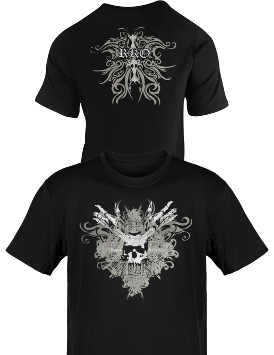 Randy Orton RKO White Skull Mens T-shirt