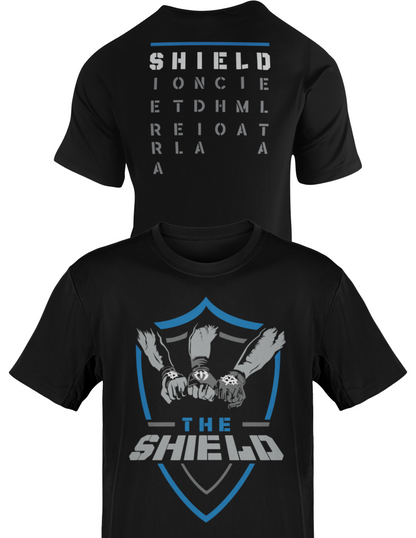 The Shield Hands In United Mens Black T-shirt
