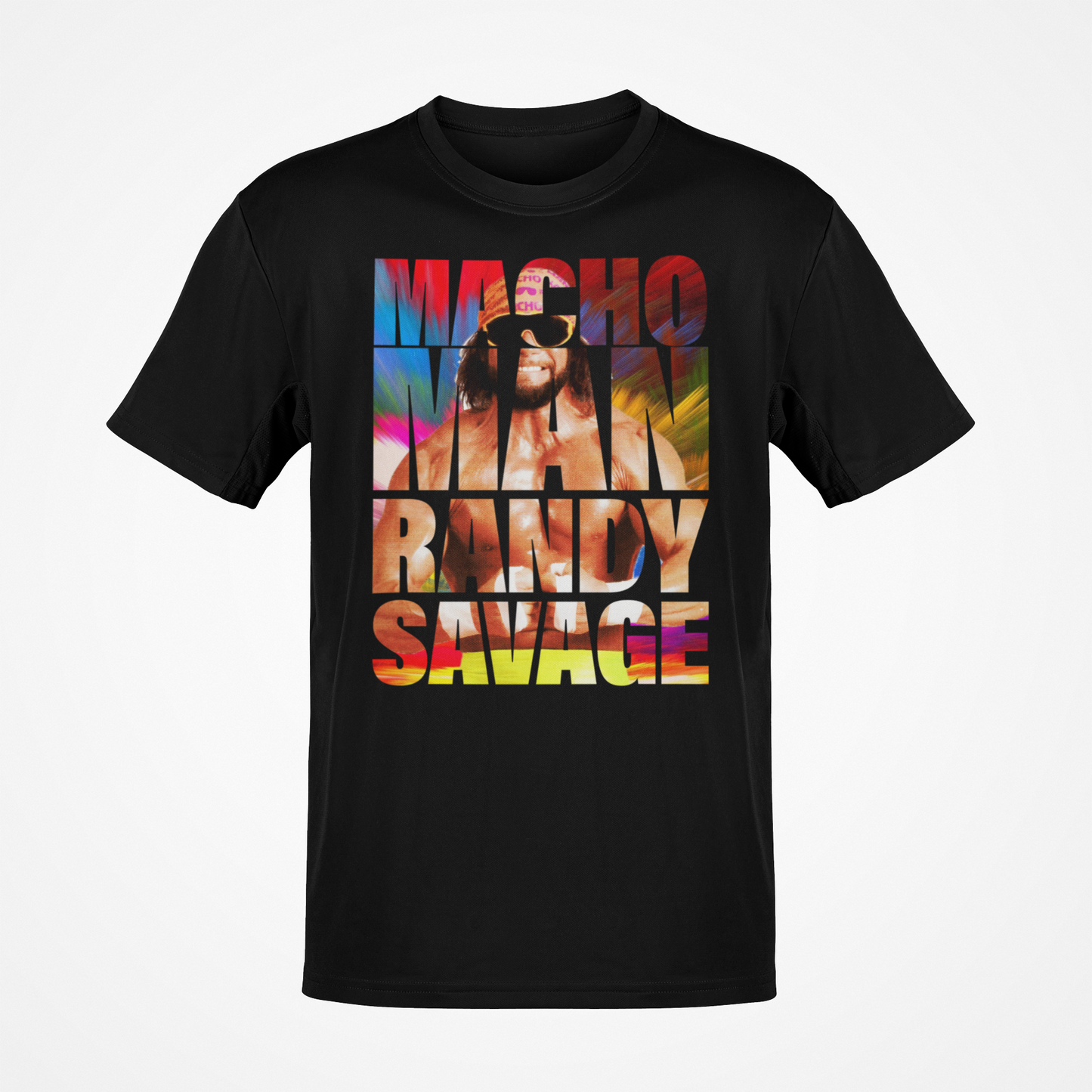 Macho Man Randy Savage Allover Black T-shirt