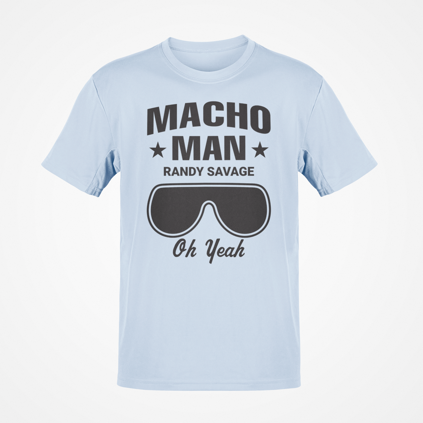 Macho Man Randy Savage Oh Yeah Mens Blue T-shirt