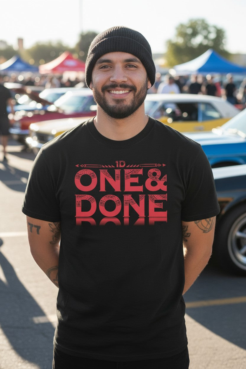 Bloodline One and Done Roman Reigns Jimmy Jey Uso Black T-shirt