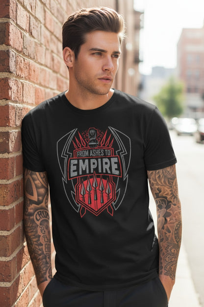 Roman Reigns From Ashes to Empire WWE Authentic Mens T-shirt