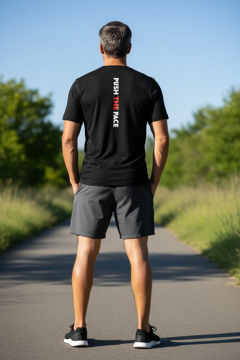 The Rock Push the Pace Team Bring It Mens Black T-shirt