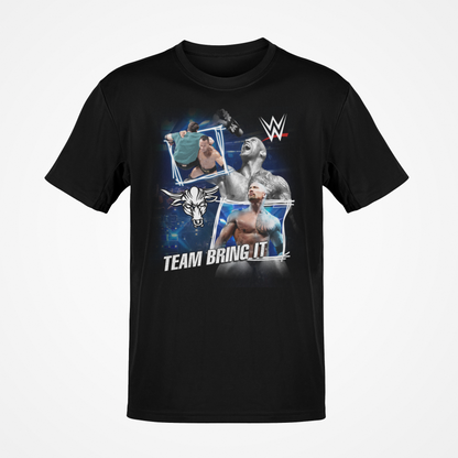 The Rock Team Bring It Superstars Mens Black T-shirt