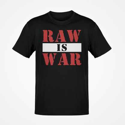 Monday Night Raw Is War WWF Attitude Era Black T-shirt