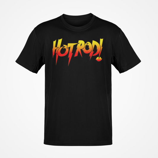 Rowdy Roddy Piper Hot Rod Mens Black T-shirt
