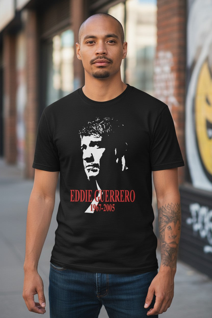 Eddie Guerrero Tribute 1967-2005 Mens Black T-shirt