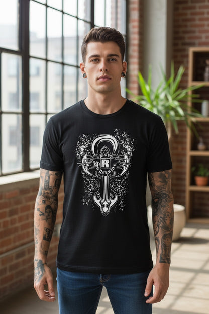 Edge Rated R Cross Logo Black T-shirt