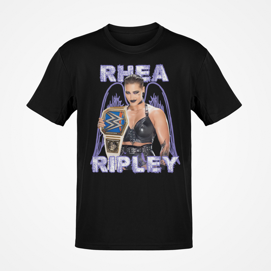 Rhea Ripley Wings Championship Belt T-shirt