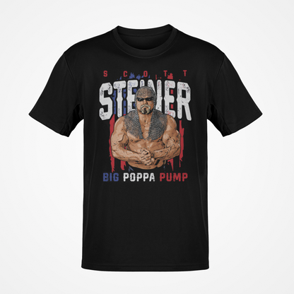 Scott Steiner Big Poppa Pump Black T-shirt