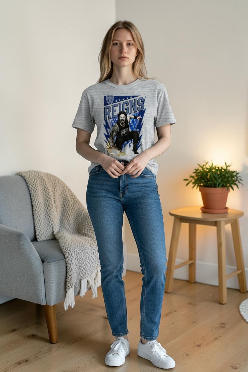 Roman Reigns Believe That Mens Gray T-shirt