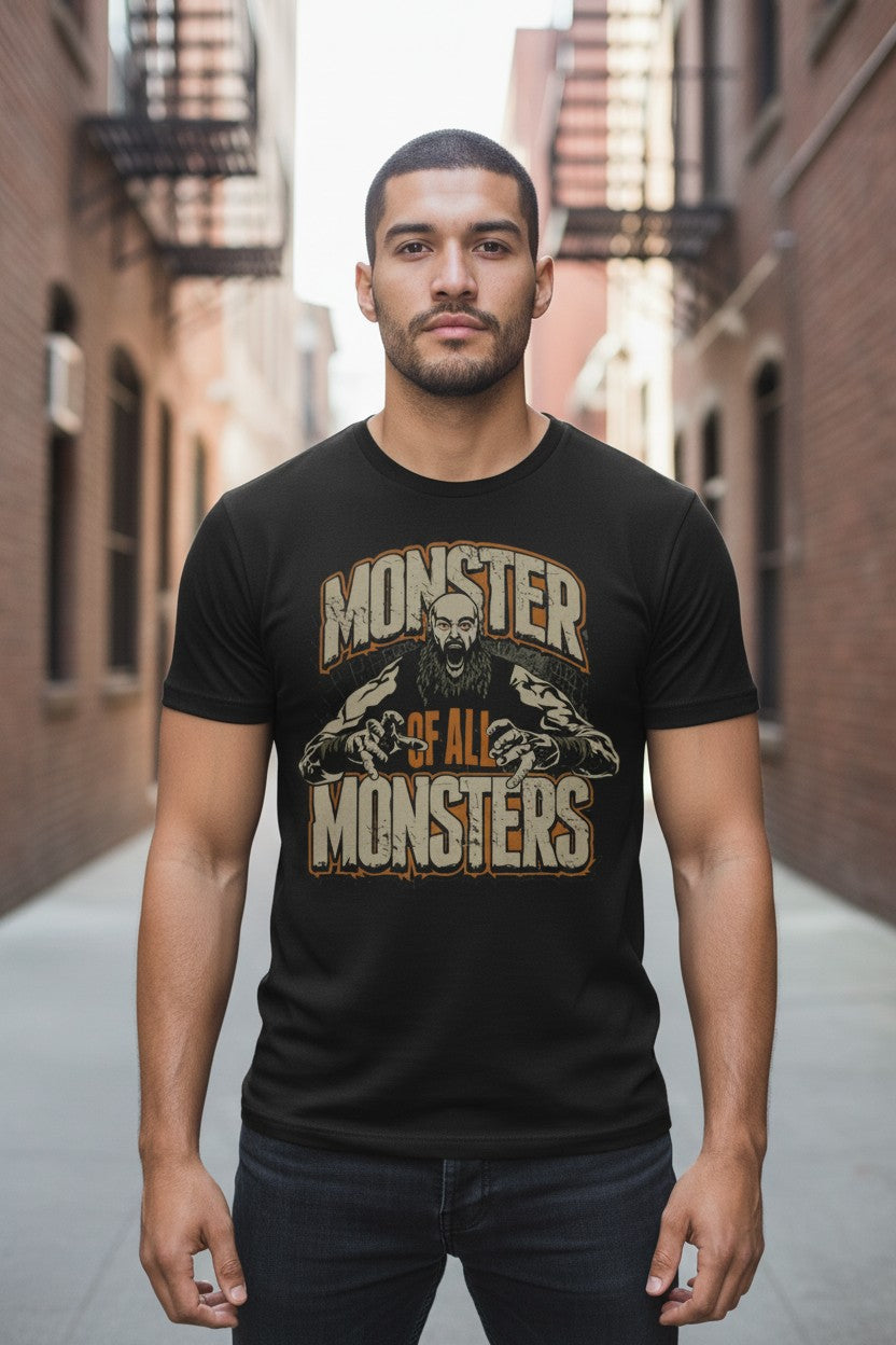 Braun Strowman Monster of All Monsters Black T-shirt