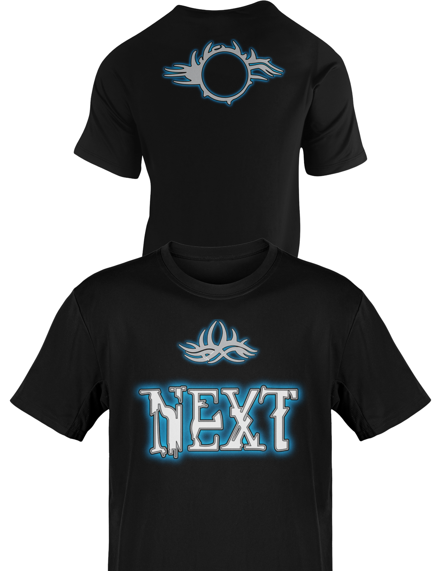 Bill Goldberg Blue Next Logo Black T-shirt