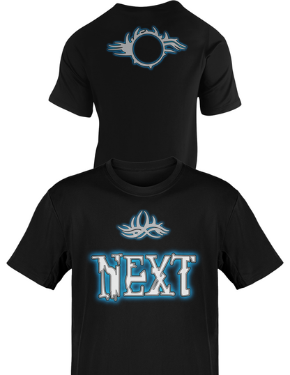 Bill Goldberg Blue Next Logo Black T-shirt