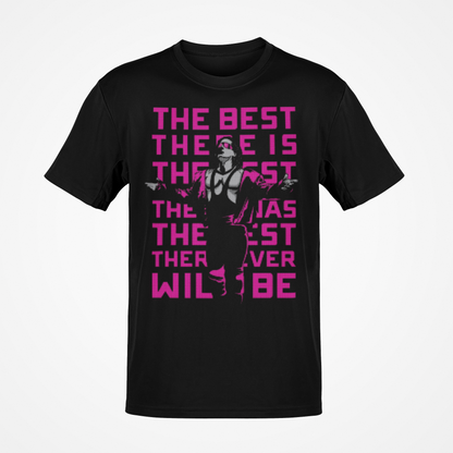 Bret Hart The Best There Is Repeat Logo Black T-shirt