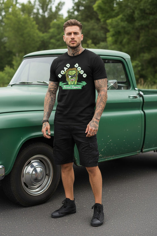 Road Dogg Jesse James Roll The Dogg a Bone T-shirt
