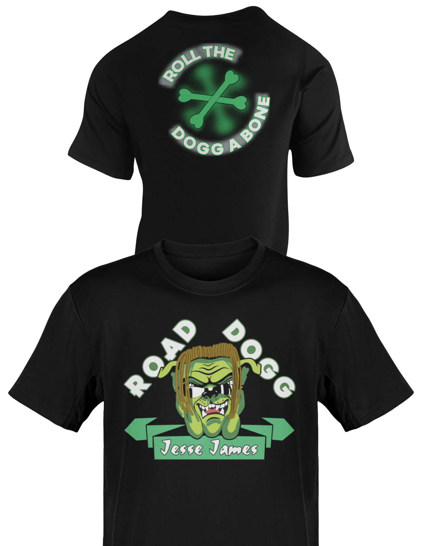 Road Dogg Jesse James Roll The Dogg a Bone T-shirt